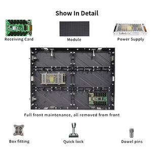 Pantalla LED de Interior P3.076 de 640*480 mm con Gabinete de Aluminio para Uso Fijo, a Todo Color, para Tiendas Minoristas, Salas de Exposiciones, OEM, 1 Año de Garantía - Product Image 3