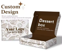 Petites boîtes d'expédition en carton ondulé personnalisées avec logo, recyclées, 6x6x6, gaufrage, estampage à chaud or, laminage mat, effet dégradé