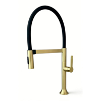 Nouveau design moderne, robinet d'évier de cuisine en laiton fin, mitigeur monocommande 3 voies à raccordement magnétique, tête multifonctionnelle