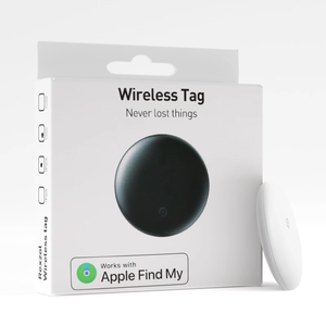 Traceur GPS intelligent certifié MFi anti-perte, similaire aux AirTags, localisateur de dispositifs pour portefeuilles, clés, sacs, animaux de compagnie, en plastique - Product Image 1