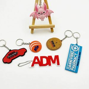 Factory Price All Type of <b>Key</b> <b>Chains</b> Custom 3D Soft PVC Strap PVC Truck Rubber Keychains for Promotion Gift Backpack Keychain - Product Image 2
