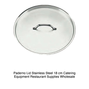 Stainless Steel <b>Lid</b> Ø 18 cm Paderno - Product Image 2