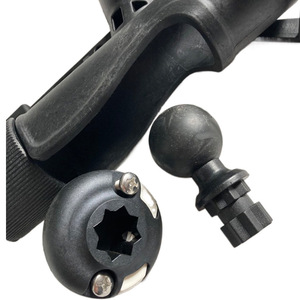 Support de canne à pêche avec joint à rotule et base hexagonale pour cannes à pêche en kayak, en matériau ABS - Product Image 4