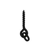 Vis d'appât de carpe OEM 0.1/0.13/0.14g Mirco Swivel Carp Bait Carp Ronnie Rig Zig Boilie Screws Hiar Rig Terminal Tackle avec anneau