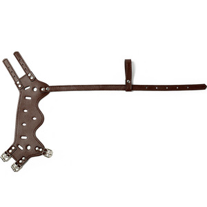 Accesorios perro mascota producto Venta al por mayor PU Suave Antimordida Anticomer Parar ladrido <span class=keywords><strong>Bozal</strong></span> cubierta boca perro - Product Image 5