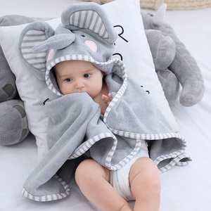 Toalla con Capucha para Bebés y Niños, Diseño de Dibujos Animados, Suave, de Secado Rápido, Antimicrobiana, de Algodón Tejido, a Prueba de Niños, Ecológica - Product Image 5