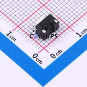 K2-1845SA-D4SW-04 Tactile Switch SMD Switch Single Pole Single Throw Rectangle Button 2.5N Horizontal Mount - Product Image 2