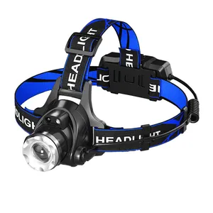 WARSUN T102 600Lm T6 IP45 Waterproof 3 Separated Headlamp Zoom In And Zoom Out Riding Head Lights With Tail Red Warning Light