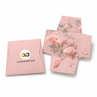 Enveloppes à monnaie de petite taille B6, couleur unie, papier offset, enveloppes carrées pour bijoux