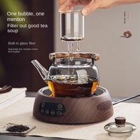 Théière en verre borosilicate de haute qualité, style chinois moderne, compatible avec les cuisinières électriques, pour la préparation du café et du thé à la maison, directement de l'usine