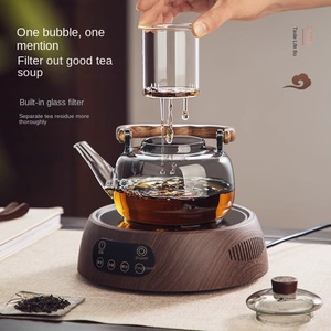 <span class=keywords><strong>Teiera</strong></span> in Vetro Borosilicato di Alta Qualità, Adatta <span class=keywords><strong>per</strong></span> Fornelli Elettrici, Nuovo Stile Cinese, <span class=keywords><strong>per</strong></span> Set da Caffè e Tè Domestici - Product Image 4