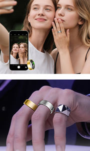 خاتم تتبع اللياقة البدنية R100 مع التحكم عن بعد والتقاط الصور، مقاوم للماء حتى 5 ضغط جوي للسباحة، خاتم ذكي متعدد الرياضات للرجال والنساء - Product Image 5