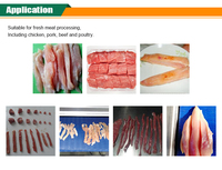 Machine à découper la viande, vente en gros, industrielle, commerciale, en acier inoxydable, fabrication directe en usine, qualité alimentaire, OEM