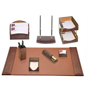 ชุดของขวัญชุดโต๊ะทำงานแบบมืออาชีพชุดหนัง PU - Product Image 2