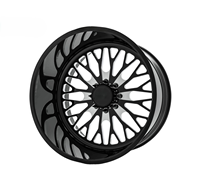 Maßgefertigte Polierte Geschmiedete LKW-Räder für Dodge Ram Ford GMC 20x10 22x10 22x12 24x10 24x12 24x14 26x12 26x14 26x16 28x16 30x16