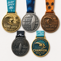 Médaille de bowling personnalisée en alliage de zinc moulé sous pression avec finition émail dur pour la reconnaissance des champions et des entraîneurs de la ligue jeunesse