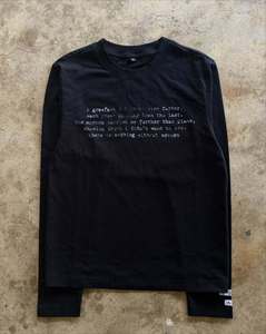 Men's Black Long Sleeve O-Neck Casual Regular Fit <b>Y2K</b> Streetwear Anti-Pilling Embossed Waffle Fabric Knitted T-<b>Shirt</b> - Product Image 5