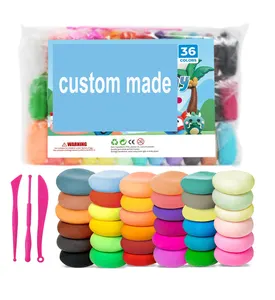 36 Colors 20g Magic Foam DIY Clay Air Dry Soft Clay Set with 3 Sculpting Tools For Kids