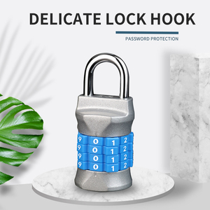 ASACK 1-1/2 pulg. Juego de Zinc ancho con su propia combinación, candado con 5/16 pulg. Grillete largo - Product Image 5