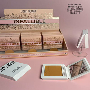 Colección <span class=keywords><strong>de</strong></span> Maquillaje Facial L'ONLY BEAUTY INFALLIBLE, Rubor, Iluminador, Polvo Compacto, Acabado <span class=keywords><strong>de</strong></span> Larga Duración con Efecto Suave, Espejo Integrado - Product Image 6