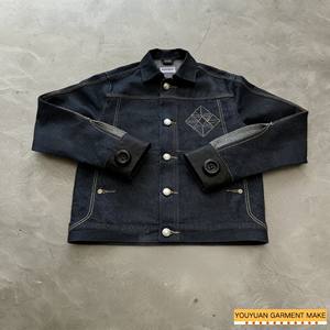 <span class=keywords><strong>Giacca</strong></span> in Denim Grezzo Originale American Aircraft Buckle Tooling, <span class=keywords><strong>Giacca</strong></span> Invernale Spessa in Cotone, <span class=keywords><strong>Giacca</strong></span> in Denim Corta da <span class=keywords><strong>Uomo</strong></span> - Product Image 2