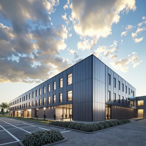Edificio Comercial de Construcción Modular de Acero Ligero Pre-ingenierizado y de Desarrollo Propio para Oficinas, Apartamentos, Clínicas, Hoteles y Residencias - Product Image 1