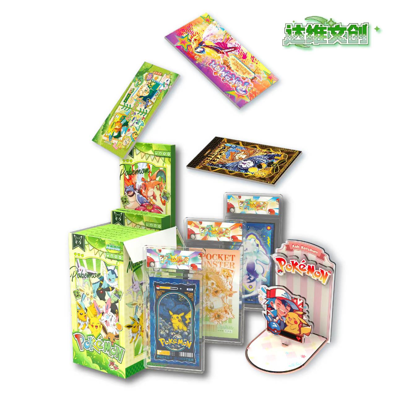 DM Wholesale Dawei Pokemond Graded Card Slab Blind Box Series 1 One Card  One Brick Anime TCG Collection Paper Cards| Alibaba.com