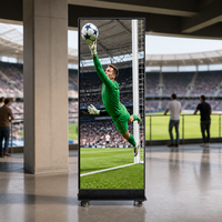 Pantalla LED para Interiores P1.86 1920x640mm con Control Remoto WiFi para Promoción y Publicidad de Partidos de Fútbol en Estadios, Suministro OEM