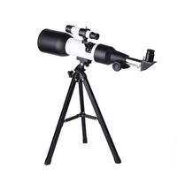 Teleskop Refraktor Astronomi BM-36060D Travel 60mm Aperture 360 Focal Length AZ Mount Berbahan Aluminium Alloy Multi-Coated 7 Field