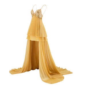 2024 nuevo diseño vestidos de mujer vestido de noche de lujo de alta calidad tela etiquetas personalizadas Enzo & Leo Vietnam mayorista - Product Image 6