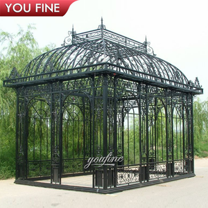 Serre de <span class=keywords><strong>jardin</strong></span> YOUFINE de style victorien en verre et fer forgé pour extérieur, grande et robuste - Product Image 3