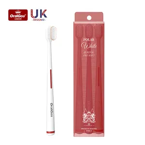 OralGos brosse à dents adulte tête large SPA brosse à dents de voyage à poils souples nettoyage des dents adulte brosse à dents manuelle souple