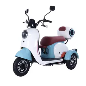 Venda quente Bicicleta elétrica 3 rodas Triciclos 3 rodas Scooter elétrico para Triciclo adulto Digital 500 W Trikes