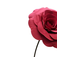 Grande fleur artificielle géante en EVA en forme de rose pour mariage, remise de diplôme, Pâques, décoration de vitrine de centre commercial, événement extérieur, toile de fond photo, longue durée
