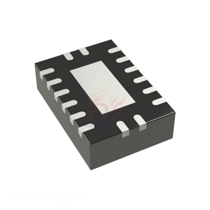 74hc138bq115 16 vfqfn tiếp xúc Pad logic thành phần điện tử nhà sản xuất kênh - Product Image 1