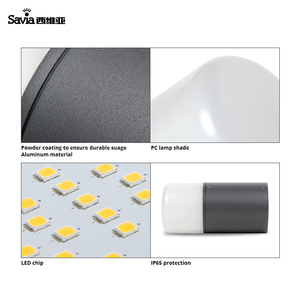 Savia-luz de poste y jardín decorativa para exteriores, Ip65, impermeable, de aluminio, para Calle, patio, camino, césped, 9w, Savi - Product Image 2
