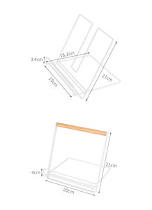 Présentoir de table en métal pliable, 50 pièces, réglable en hauteur, pour bande dessinée, pour livre, ipad, support pour la cuisine - Product Image 5