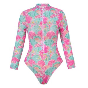 Nouveau Maillot <span class=keywords><strong>de</strong></span> <span class=keywords><strong>Bain</strong></span> Femme 2026 Imprimé Floral Une Pièce Manches Longues <span class=keywords><strong>Vintage</strong></span> Tenue <span class=keywords><strong>de</strong></span> Plage Surf - Product Image 4