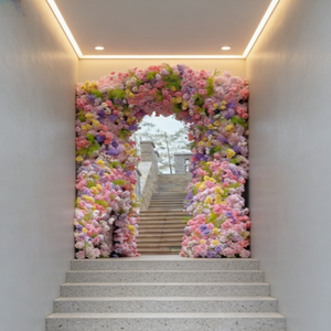 Conjunto de Plantas Artificiales Verdes para Paisajismo, Decoración de Jardín <span class=keywords><strong>Vertical</strong></span> <span class=keywords><strong>Interior</strong></span> de Estilo Nórdico para Centros Comerciales y Oficinas - Product Image 6