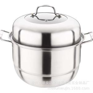 Olla de Vapor de Acero Inoxidable de 3 Niveles, Gran Capacidad, Multifuncional, con Tapa - Product Image 4