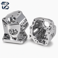 Bloc usiné en aluminium 6061 sur mesure, service de fraisage CNC 5 axes pour la fabrication sur mesure avec finition polie