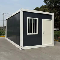 Maison conteneur modulaire de luxe à panneaux sandwich, économique, de 20/40 pieds, avec conception préfabriquée détachable pour usage bureautique