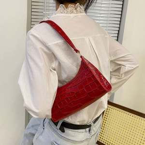 Fashion Exquisite Handbags <b>Shopping</b> <b>Bag</b> Retro Casual Women Totes Shoulder <b>Bag</b> Female <b>Leather</b> Solid Color Chain Handbag for Women - Product Image 3