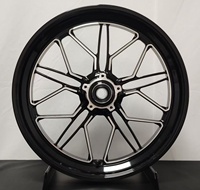 ZCLH D001 Nouvelle roue en aluminium pour moto 17*3.5" 17*8 pouces pour Superbike Diavel 1200/1260/V4/X avec 1 an de garantie