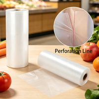 Klantspecifieke voedselverpakkingszakken, plastic zakken, rolfolie, verpakkingsfolie, rol, zakken voor verse groenten & fruit