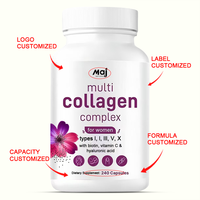 Compléments alimentaires multi-collagène pour femmes avec biotine et vitamine C, capsules de collagène 8 en 1 pour la peau, les cheveux, les ongles et les articulations