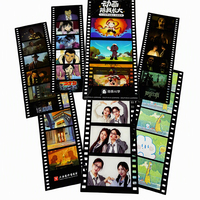 Pembatas Buku Strip Film PVC Kpop Berkualitas Tinggi yang Dapat Disesuaikan, Kartu Foto Transparan untuk Koleksi Merchandise Selebriti