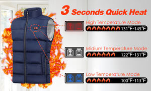 <span class=keywords><strong>2025</strong></span> vendita calda gilet di riscaldamento giacca per Unisex autunno inverno USB batteria riscaldata cappotti chiusura a cerniera abbigliamento Casual da uomo alla moda - Product Image 4