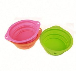 New Arrival Silicone Foldable Slow Feeding <b>Pet</b> Travel Bowl Portable Dog Bowl - Product Image 2