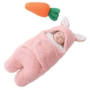 Kaliteli yenidoğan uyku ucuz fiyat bebek uyku tulumu giyilebilir battaniye kundak çuval kış düz boyalı Opp torba veya özelleştirilmiş